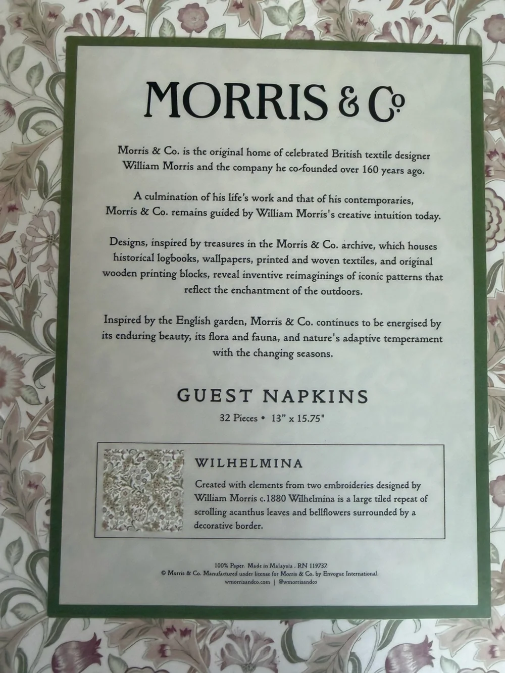 Morris & Co. NWT Wilhelmina 10
